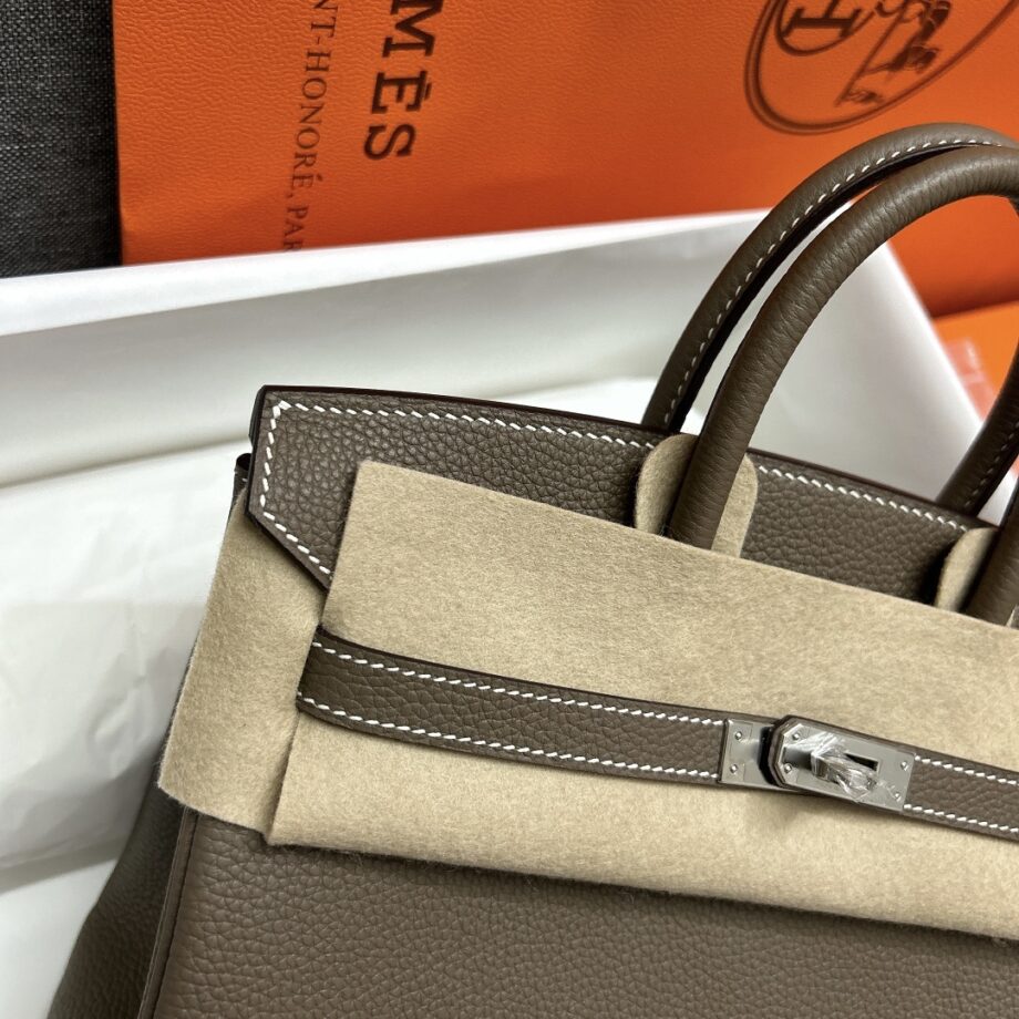 HermèS Birkin25 Elephant Gray Togo Cowhide Handmade Sewing Birkin25