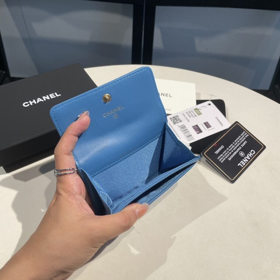 Chanel Blue 19 Wallet