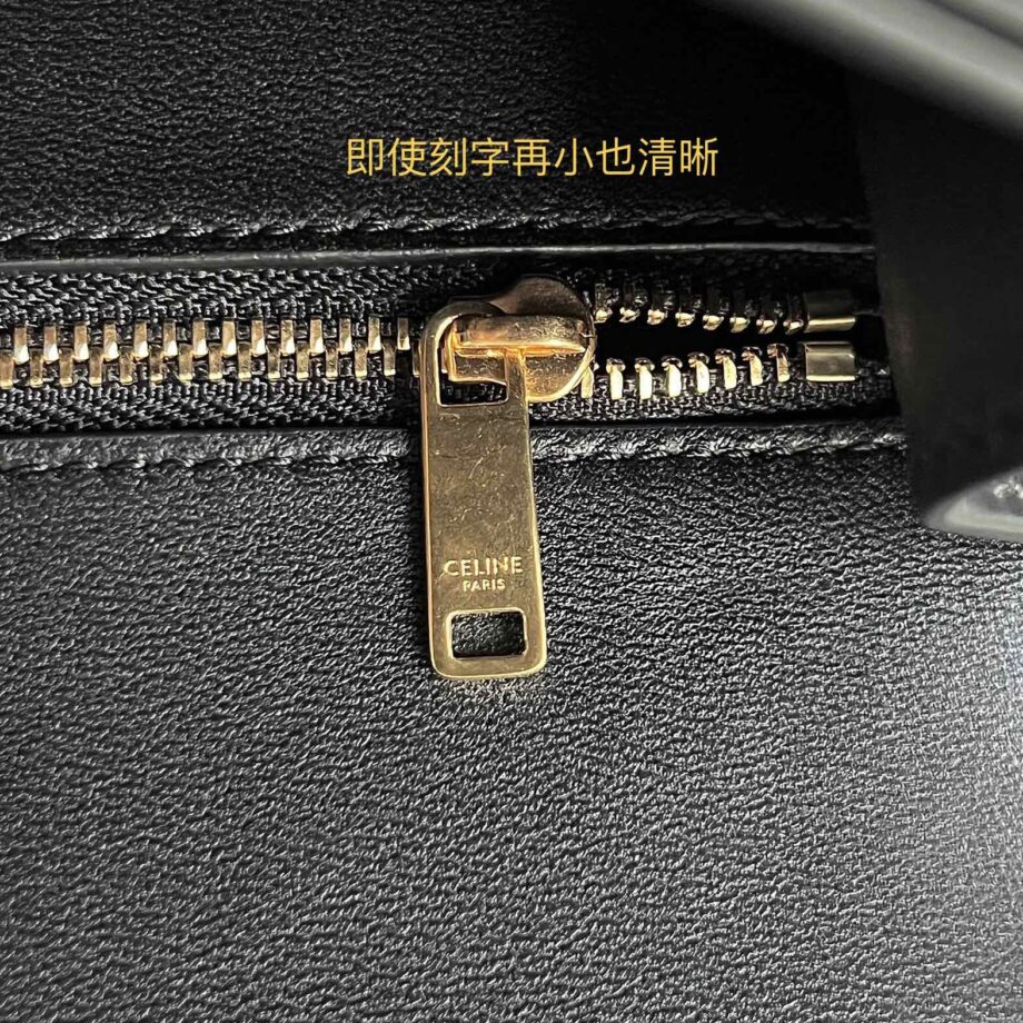 Celine 113583 College Triomphe Shiny Bag In Calfskin