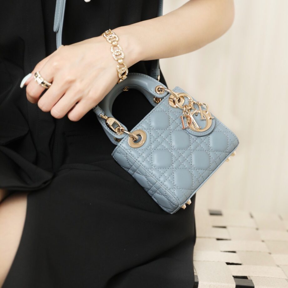 Dior S0856 Blue Lady Dior Micro Bag