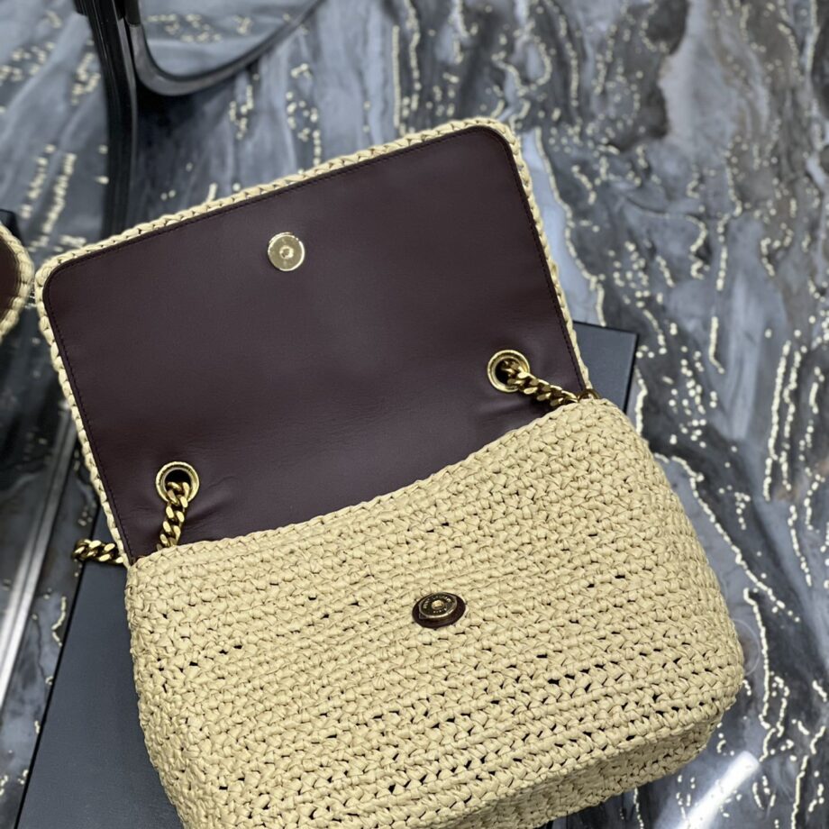 YSL 633158 Niki Raffia Woven Bag 4 Colors Available