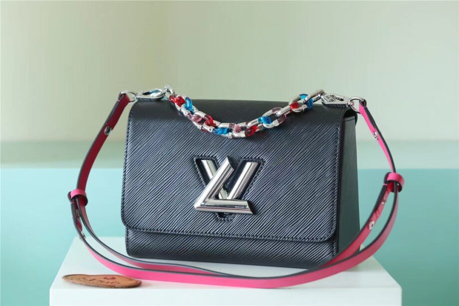 louis vuitton m50280 black twist denim medium