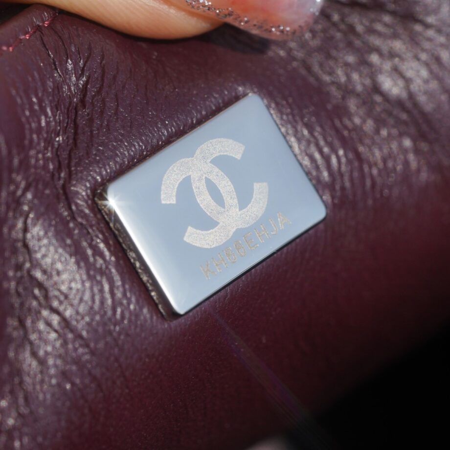 Chanel Black & Silver Hardware French Imported Lambskin Mini Flap Bag