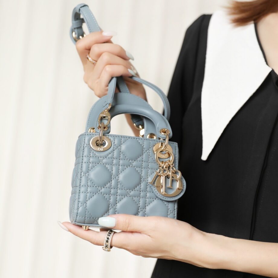 Dior S0856 Blue Lady Dior Micro Bag