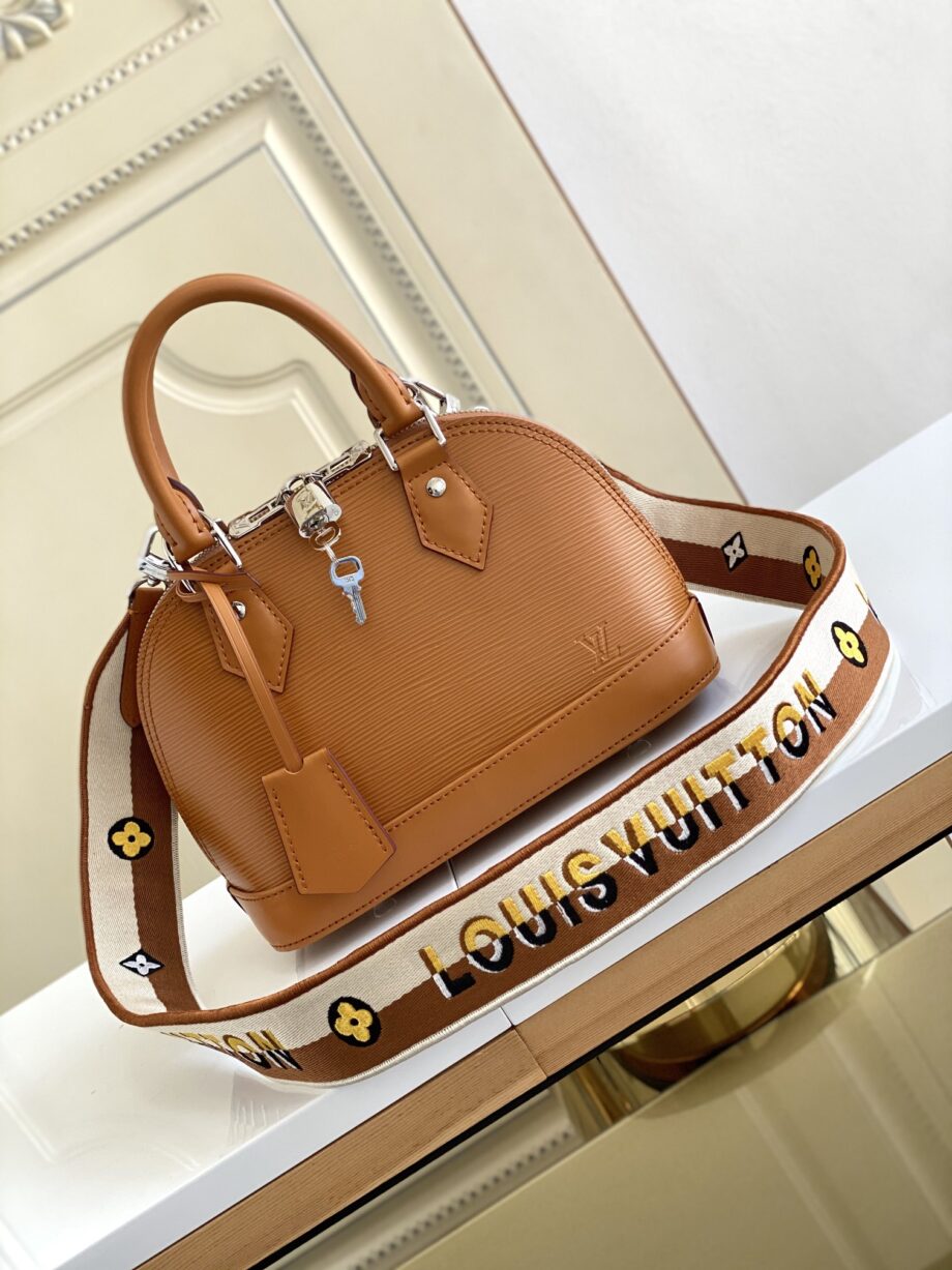 louis vuitton m57540 caramel alma bb handbag