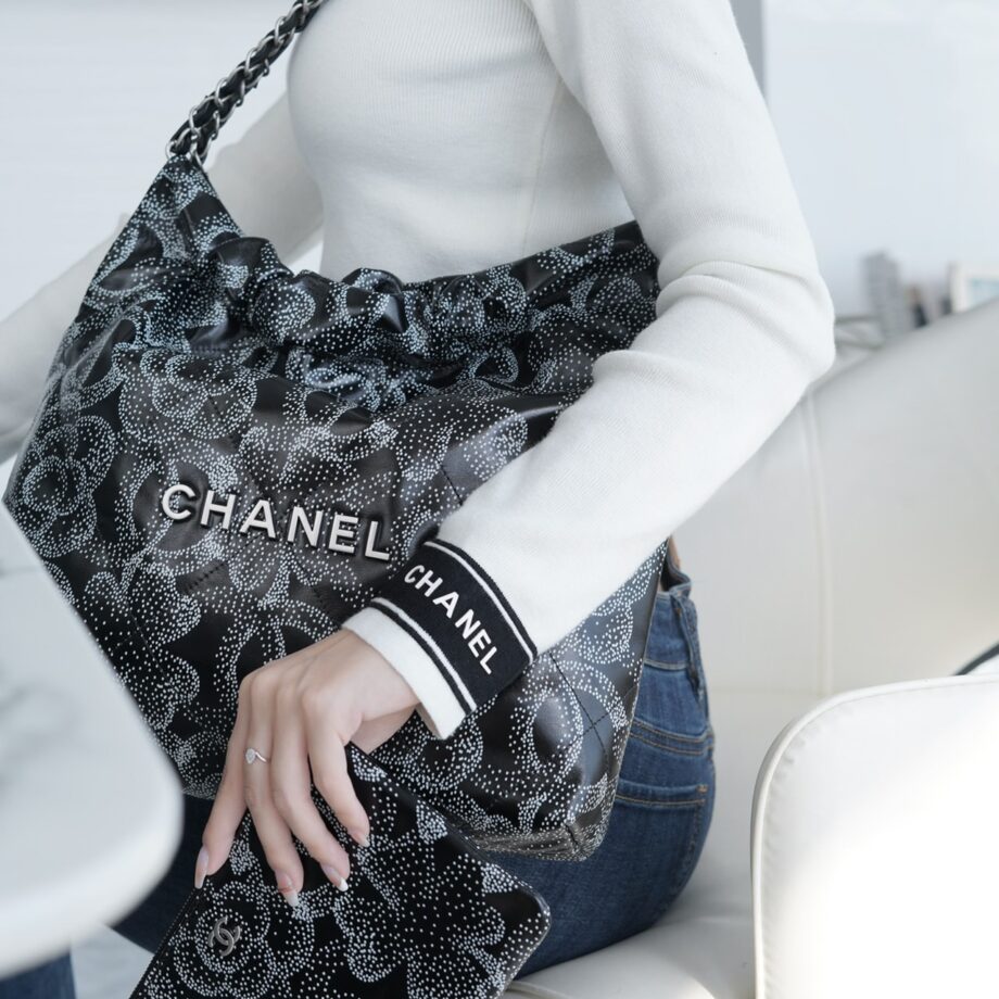 Chanel 23K Limited Edition Camellia 22Bag