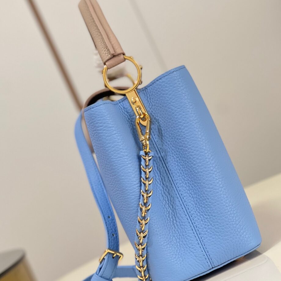 Louis Vuitton M21887 Blue Capucines Bb Handbag