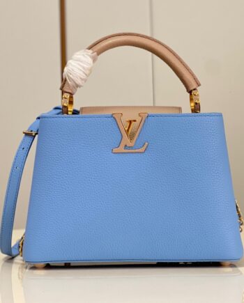 Louis Vuitton M21887 Blue Capucines Bb Handbag