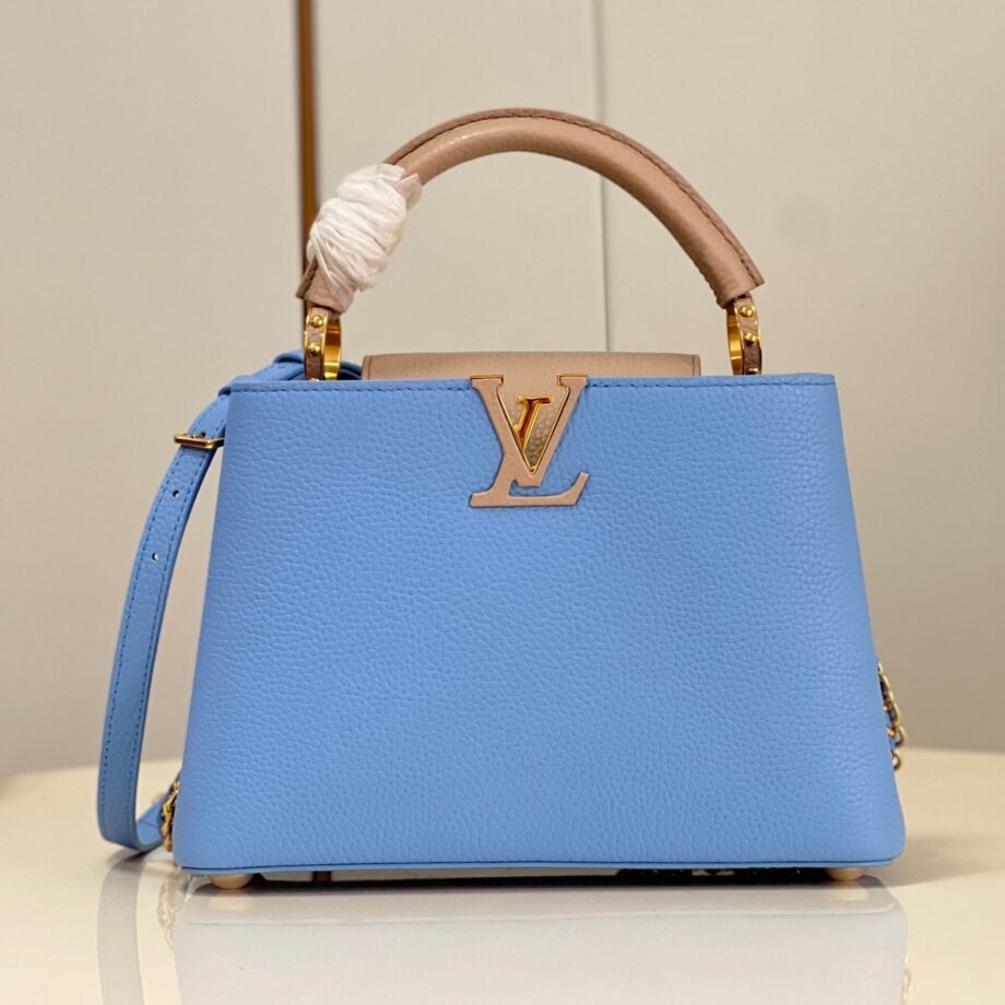 Louis Vuitton M21887 Blue Capucines Bb Handbag